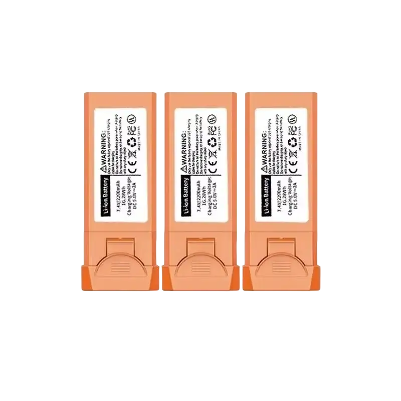 Batterie 7.4V 2200mAh pour drone L900 Pro et SE lot de 3 pièces - Se-Orange-3 Pièces - Batterie