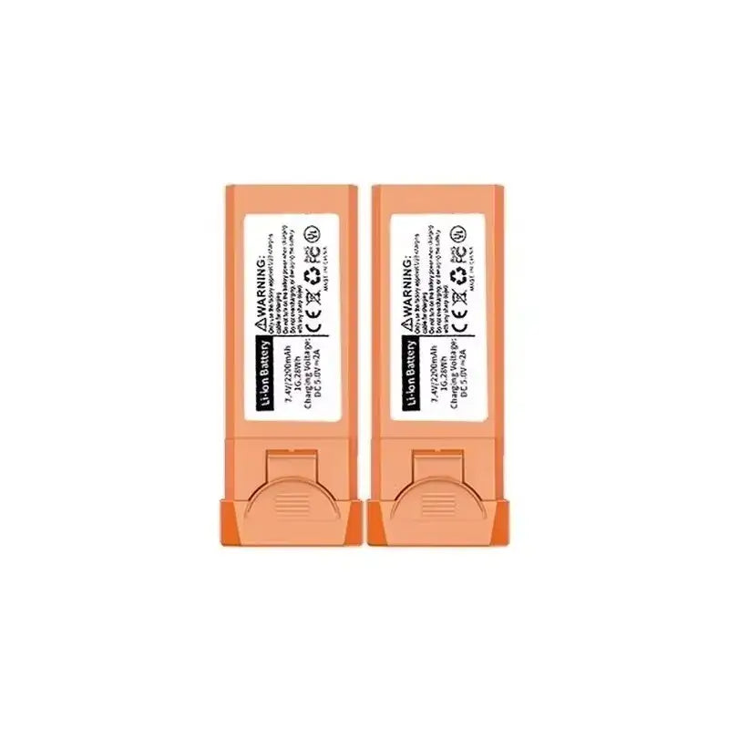 Batterie 7.4V 2200mAh pour drone L900 Pro et SE lot de 3 pièces - Se-Orange-2 Pièces - Batterie