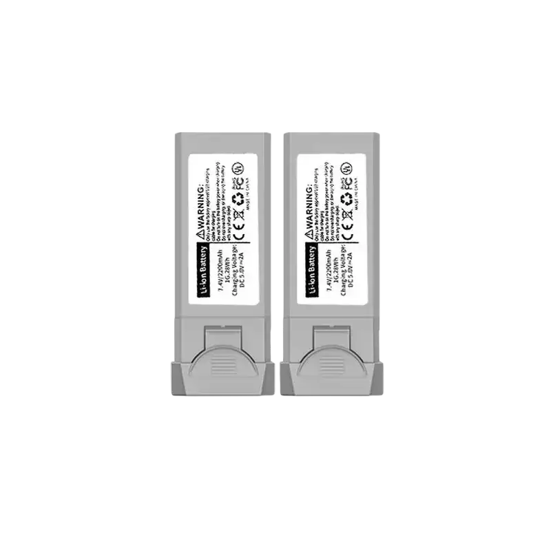 Batterie 7.4V 2200mAh pour drone L900 Pro et SE lot de 3 pièces - Se-Gris-2 Pièces - Batterie