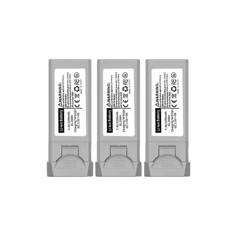 Batterie 7.4V 2200mAh pour drone L900 Pro et SE lot de 3 pièces - Se-Gris-3 Pièces - Batterie