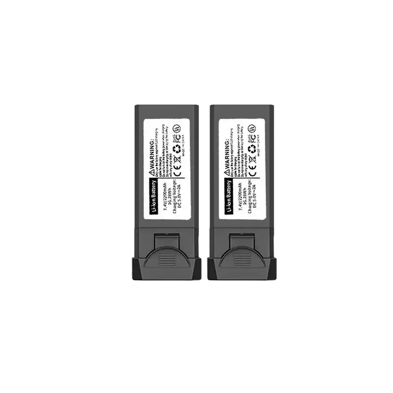 Batterie 7.4V 2200mAh pour drone L900 Pro et SE lot de 3 pièces - Se-Noir-2 Pièces - Batterie