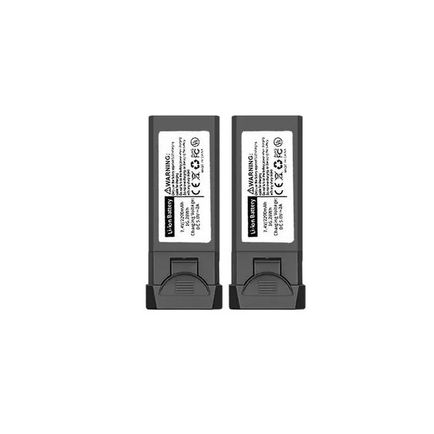 Batterie 7.4V 2200mAh pour drone L900 Pro et SE lot de 3 pièces - Se-Noir-2 Pièces - Batterie