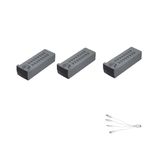 Batterie 7.4V 3000mAh et pièces détachées pour drone RC F8 MAX - 3 Batteries - Batterie