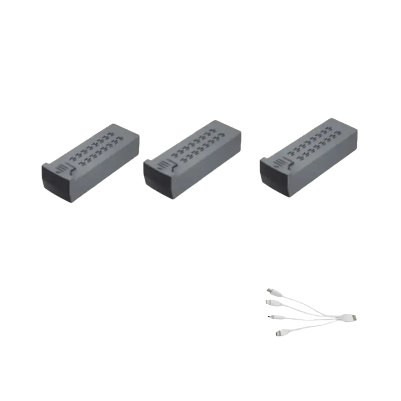 Batterie 7.4V 3000mAh et pièces détachées pour drone RC F8 MAX - 3 Batteries - Batterie