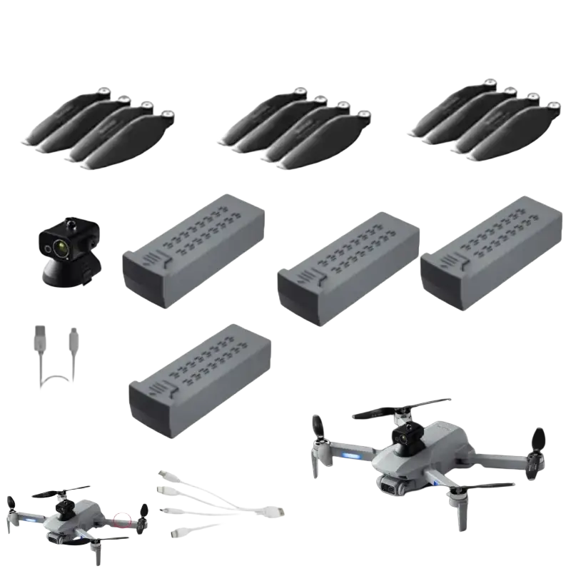 Batterie 7.4V 3000mAh et pièces détachées pour drone RC F8 MAX - Batterie