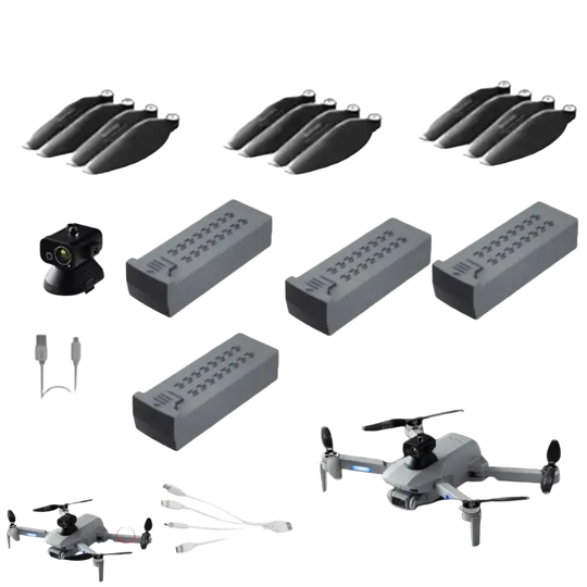 Batterie 7.4V 3000mAh et pièces détachées pour drone RC F8 MAX - Batterie