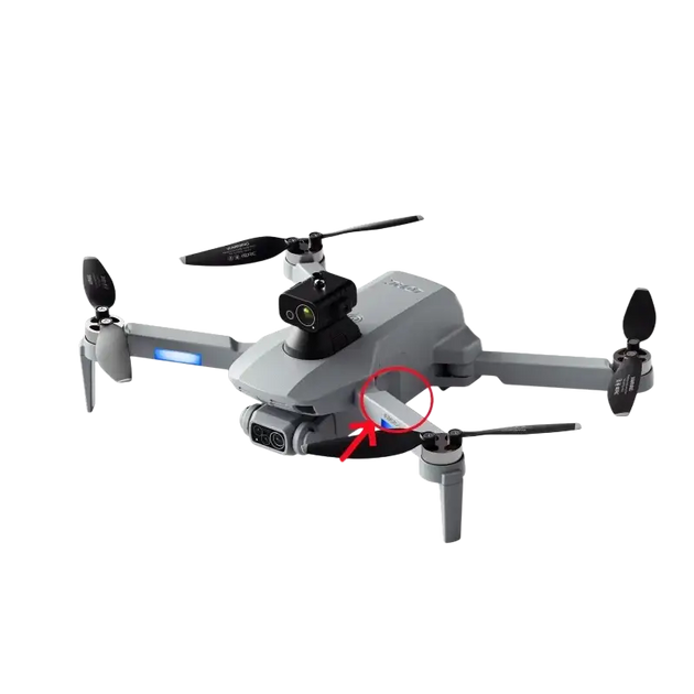 Batterie 7.4V 3000mAh et pièces détachées pour drone RC F8 MAX - Bras avant gauche - Batterie