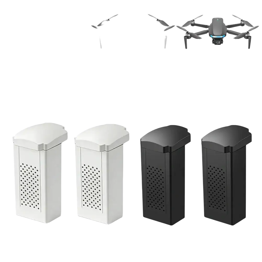 Batterie Lipo 7.4V 1600mAh et hélices pour drone S-X1 MAX 4K - batterie