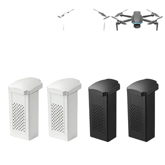 Batterie Lipo 7.4V 1600mAh et hélices pour drone S-X1 MAX 4K - batterie