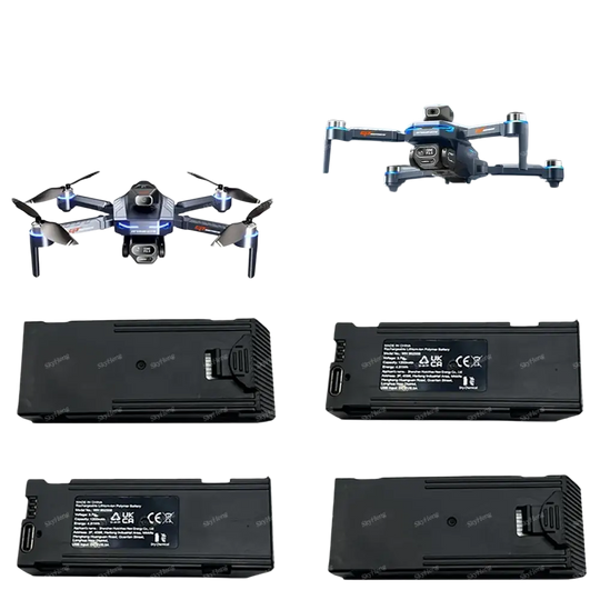 Batterie Lipo originale 3,7V 1300mAh avec port USB C pour drone GT8 4K - Batterie