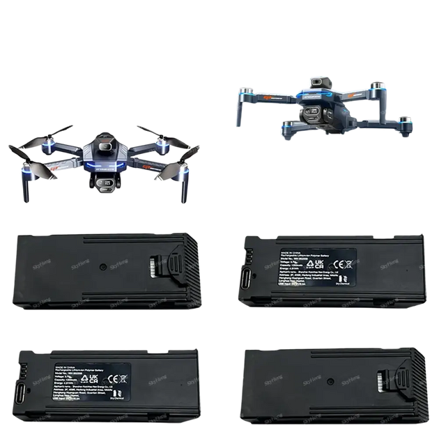 Batterie Lipo originale 3,7V 1300mAh avec port USB C pour drone GT8 4K - Batterie