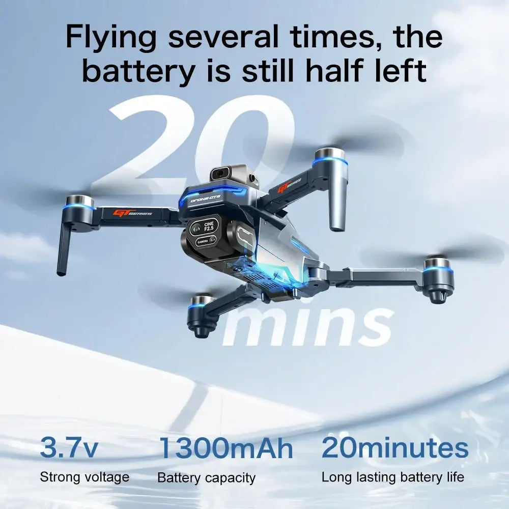 Batterie Lipo originale 3,7V 1300mAh avec port USB C pour drone GT8 4K - Batterie