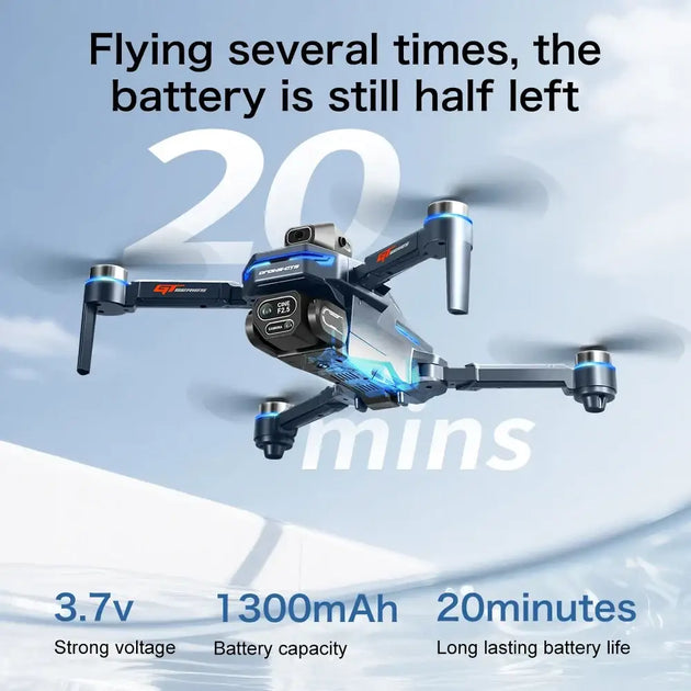 Batterie Lipo originale 3,7V 1300mAh avec port USB C pour drone GT8 4K - Batterie