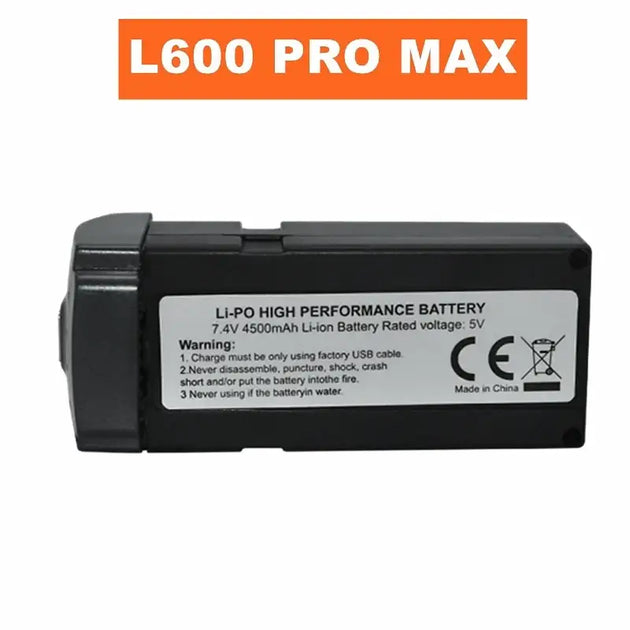 Batterie Lipo pour Drone L600 PRO 1 MAX 7.4V 3000 ou 4500mAh - 1B L600 PRO MAX - Batterie