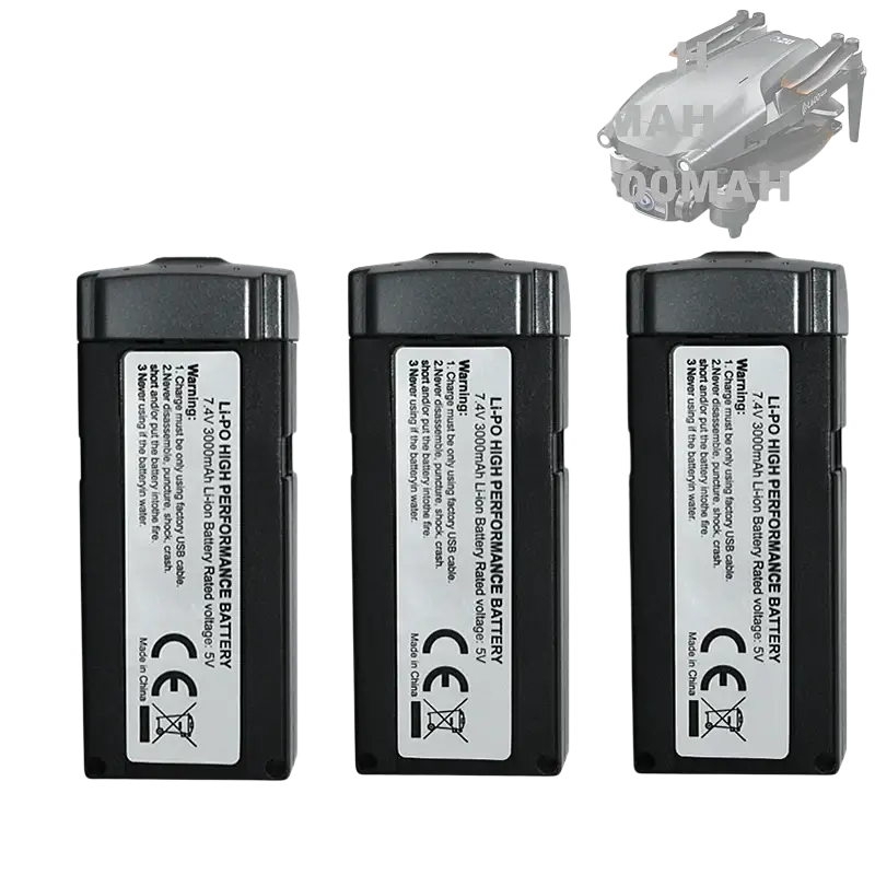 Batterie Lipo pour Drone L600 PRO 1 MAX 7.4V 3000 ou 4500mAh - Batterie