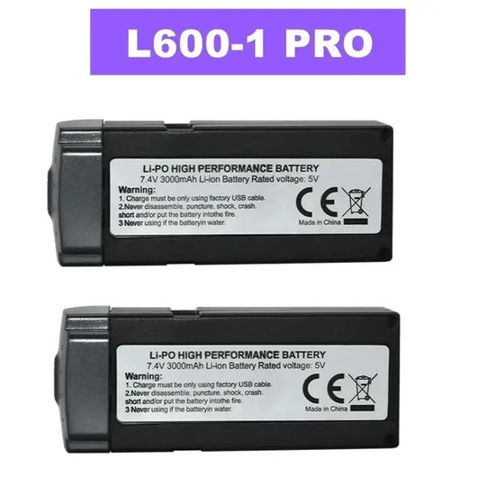 Batterie Lipo pour Drone L600 PRO et MAX 3000mAh ou 4500mAh - 2B L600-1 PRO - Batterie