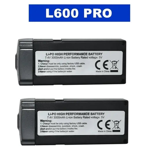 Batterie Lipo pour Drone L600 PRO et MAX 3000mAh ou 4500mAh - 2B L600 PRO - Batterie