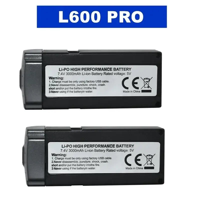 Batterie Lipo pour Drone L600 PRO et MAX 3000mAh ou 4500mAh - 2B L600 PRO - Batterie