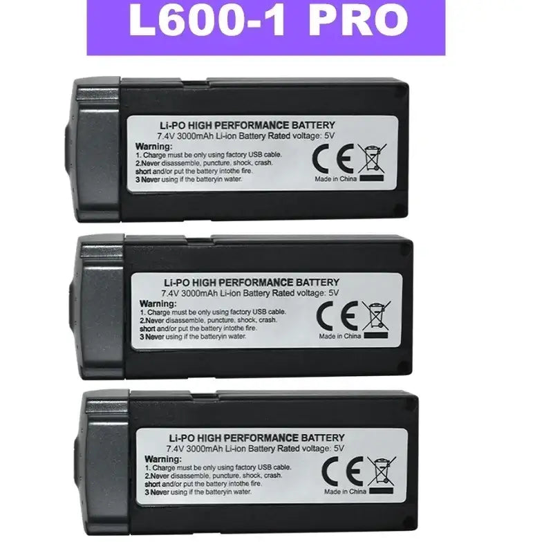 Batterie Lipo pour Drone L600 PRO et MAX 3000mAh ou 4500mAh - 3B L600-1 PRO - Batterie