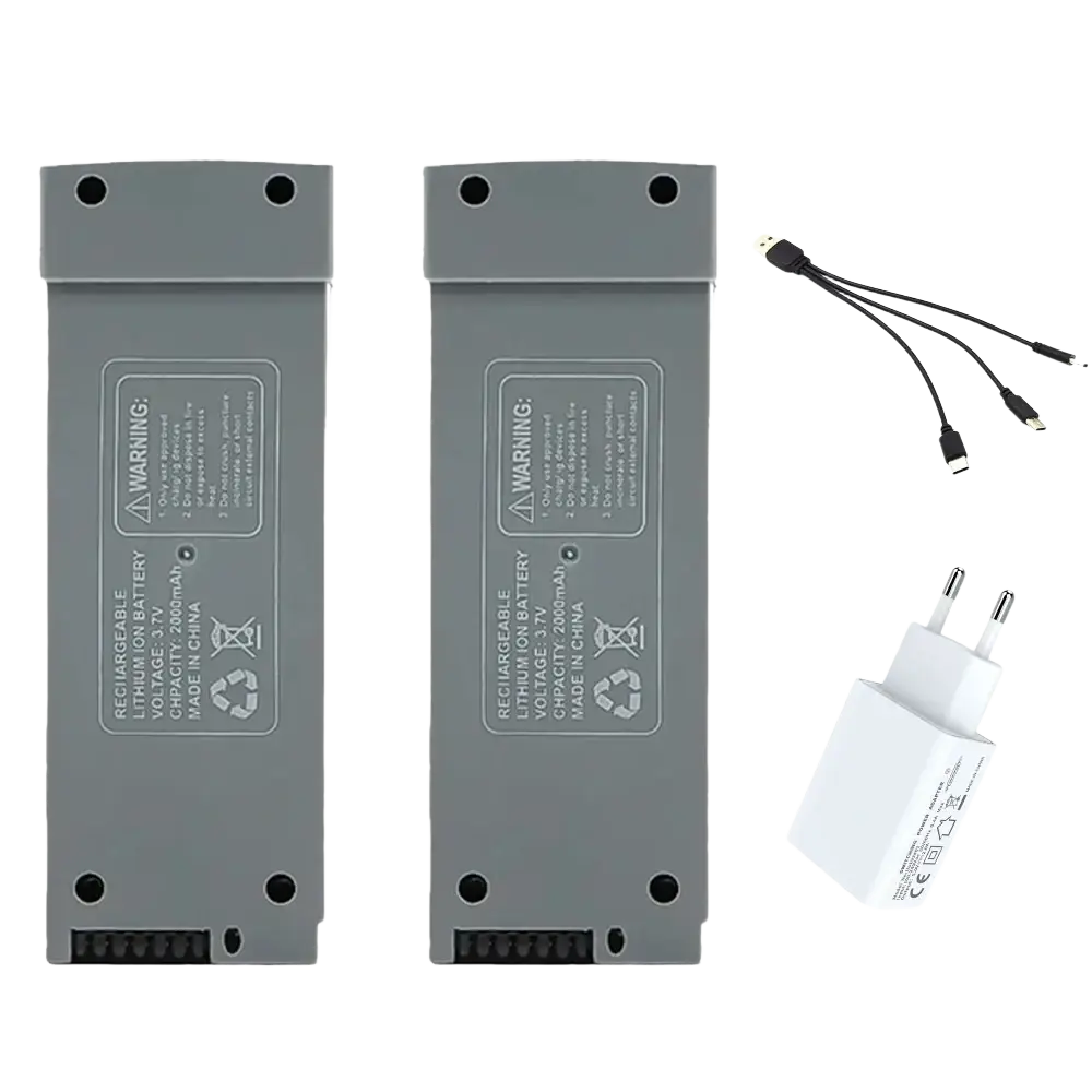 Batterie Lithium 3.7V 2000mAh pour Drone Z908 PRO et MAX - A - Batterie