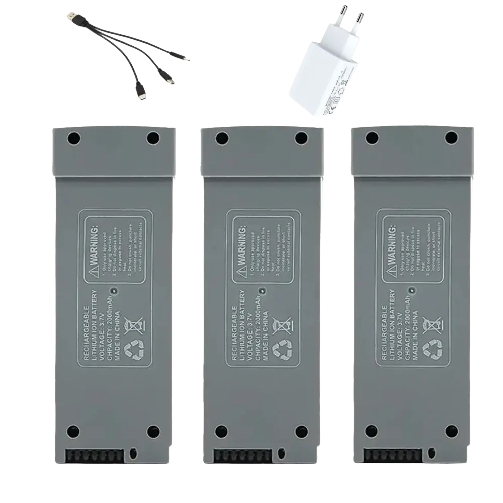 Batterie Lithium 3.7V 2000mAh pour Drone Z908 PRO et MAX - B - Batterie