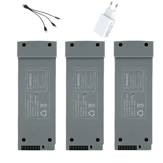 Batterie Lithium 3.7V 2000mAh pour Drone Z908 PRO et MAX - B - Batterie