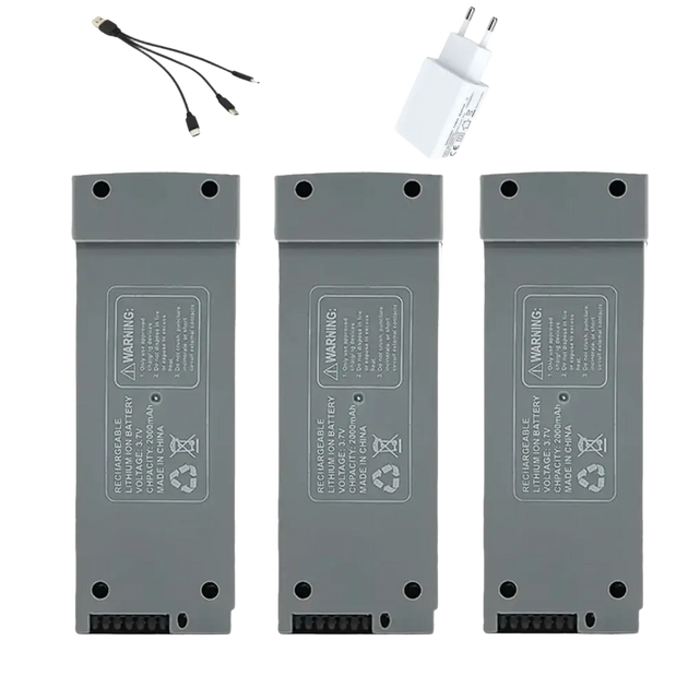 Batterie Lithium 3.7V 2000mAh pour Drone Z908 PRO et MAX - B - Batterie