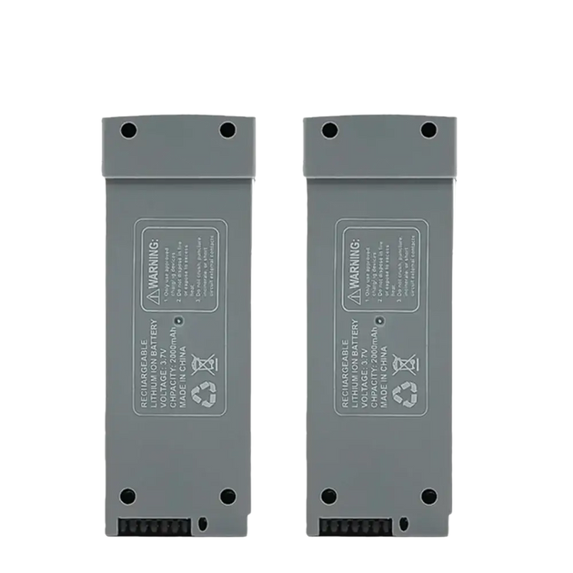 Batterie Lithium 3.7V 2000mAh pour Drone Z908 PRO et MAX - Gris 2 Pièces - Batterie