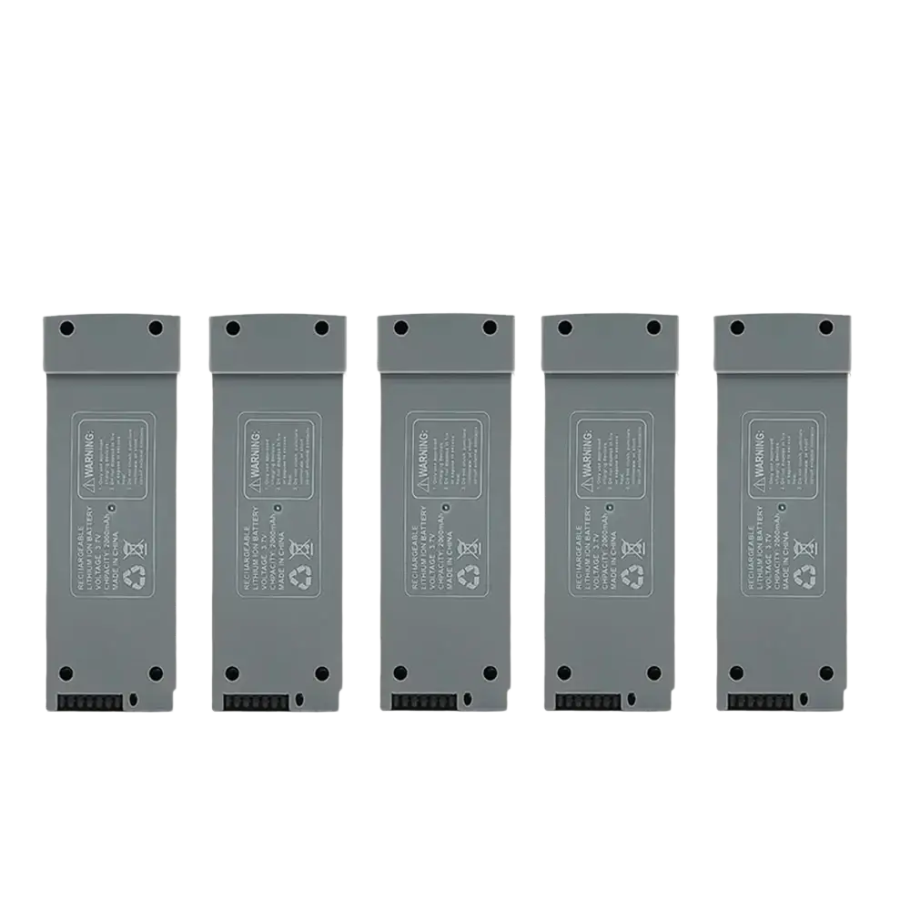 Batterie Lithium 3.7V 2000mAh pour Drone Z908 PRO et MAX - Gris 5 Pièces - Batterie