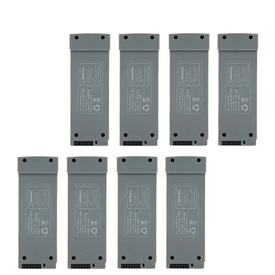 Batterie Lithium 3.7V 2000mAh pour Drone Z908 PRO et MAX - Gris 8 Pièces - Batterie