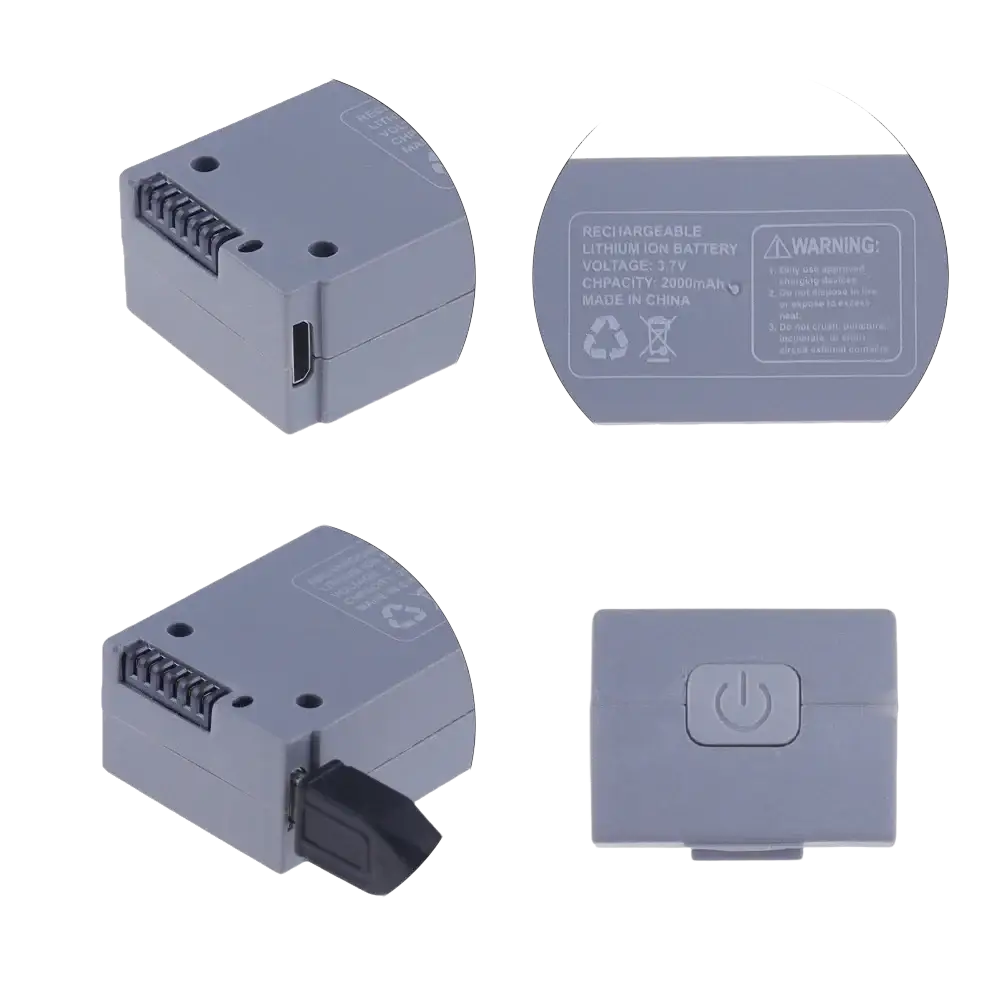 Batterie Lithium 3.7V 2000mAh pour Drone Z908 PRO et MAX - Batterie