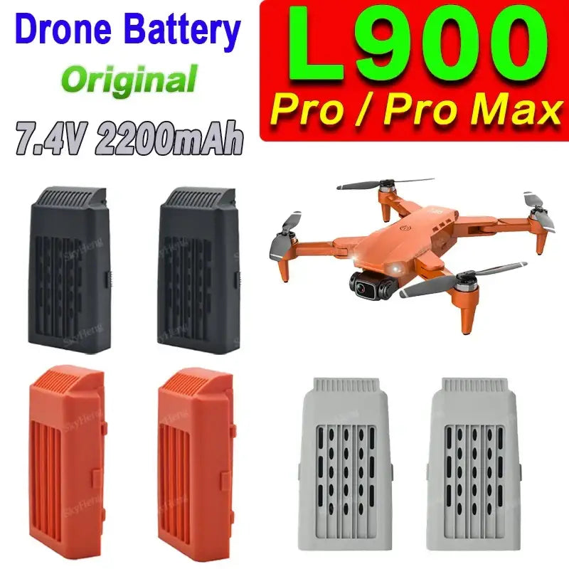 Batterie LYZRC 7.4V 2200mAh pour Drone L900 Pro et Pro Max - Batterie