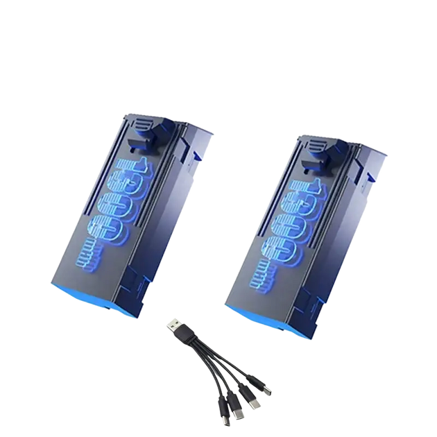 Batterie originale 3.7V 1300mAh pour drone quadrirotor GT8 professionnel - Cable de chargement 2 Pièces - Batterie
