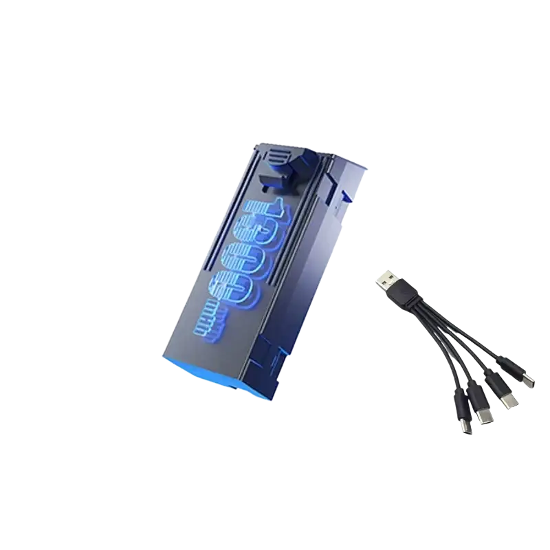 Batterie originale 3.7V 1300mAh pour drone quadrirotor GT8 professionnel - Cable de Chargement 1 Pièce - Batterie