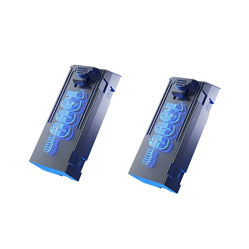Batterie originale 3.7V 1300mAh pour drone quadrirotor GT8 professionnel - 2 Batteries - Batterie