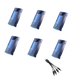 Batterie originale 3.7V 1300mAh pour drone quadrirotor GT8 professionnel - Cable de chargement (6 Pièces) - Batterie