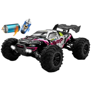 Voiture RC à dérive 1:16, 80 km/h, LED, 4WD, camion monstre télécommandé pour enfants et adultes