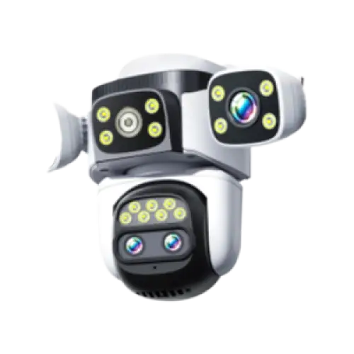 Caméra de Sécurité Extérieure 20MP WiFi PTZ 10X Zoom 720° Imperméable ANSVICAM - Caméra de surveillance