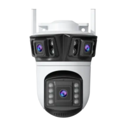 Caméra De Sécurité Extérieure 6K HD PTZ 12MP Avec Détection Humaine - Caméra IP WiFi