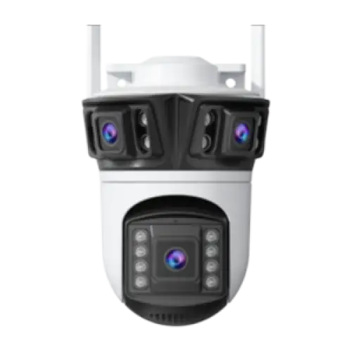 Caméra De Sécurité Extérieure 6K HD PTZ 12MP Avec Détection Humaine - Caméra IP WiFi