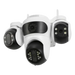 Caméra de surveillance WiFi IP66, 3 Écrans, Vision Nocturne Couleur, 12MP, Imperméable