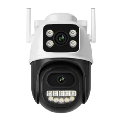 Caméra Extérieure WiFi 12MP 6K avec Zoom Numérique 8X et Détection Humaine AI