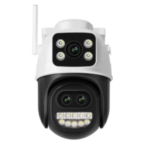 Caméra Extérieure WiFi 12MP 6K avec Zoom Numérique 8X et Détection Humaine AI