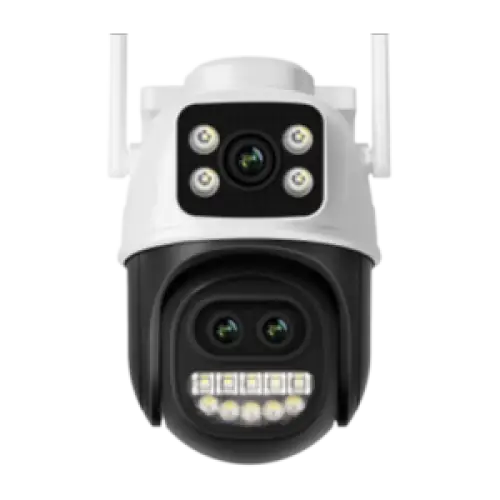 Caméra Extérieure WiFi 12MP 6K avec Zoom Numérique 8X et Détection Humaine AI