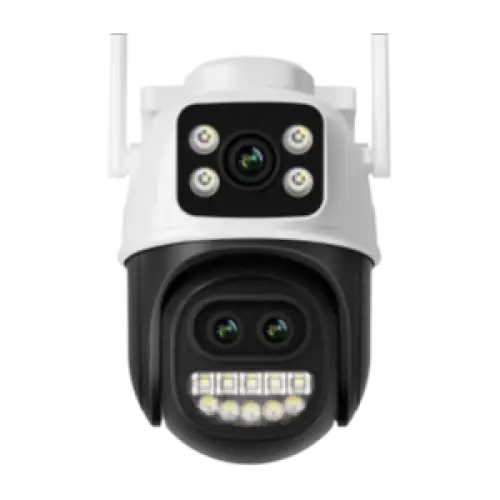 Caméra Extérieure WiFi 12MP 6K avec Zoom Numérique 8X et Détection Humaine AI