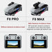 Détails de la télécommande du Drone GPS F8 MAX, contrôlant un drone avec caméra 8K, pour une expérience aérienne immersive.