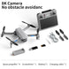 Drone GPS F8 MAX avec ses ailes repliées, montrant son design compact et sa caméra 8K pour des performances élevées.
