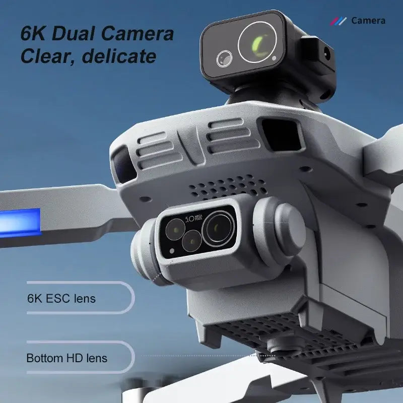 Le Drone GPS F8 MAX en vol, mettant en valeur ses capacités de photographie avec une caméra 8K, parfait pour les amateurs de drones.
