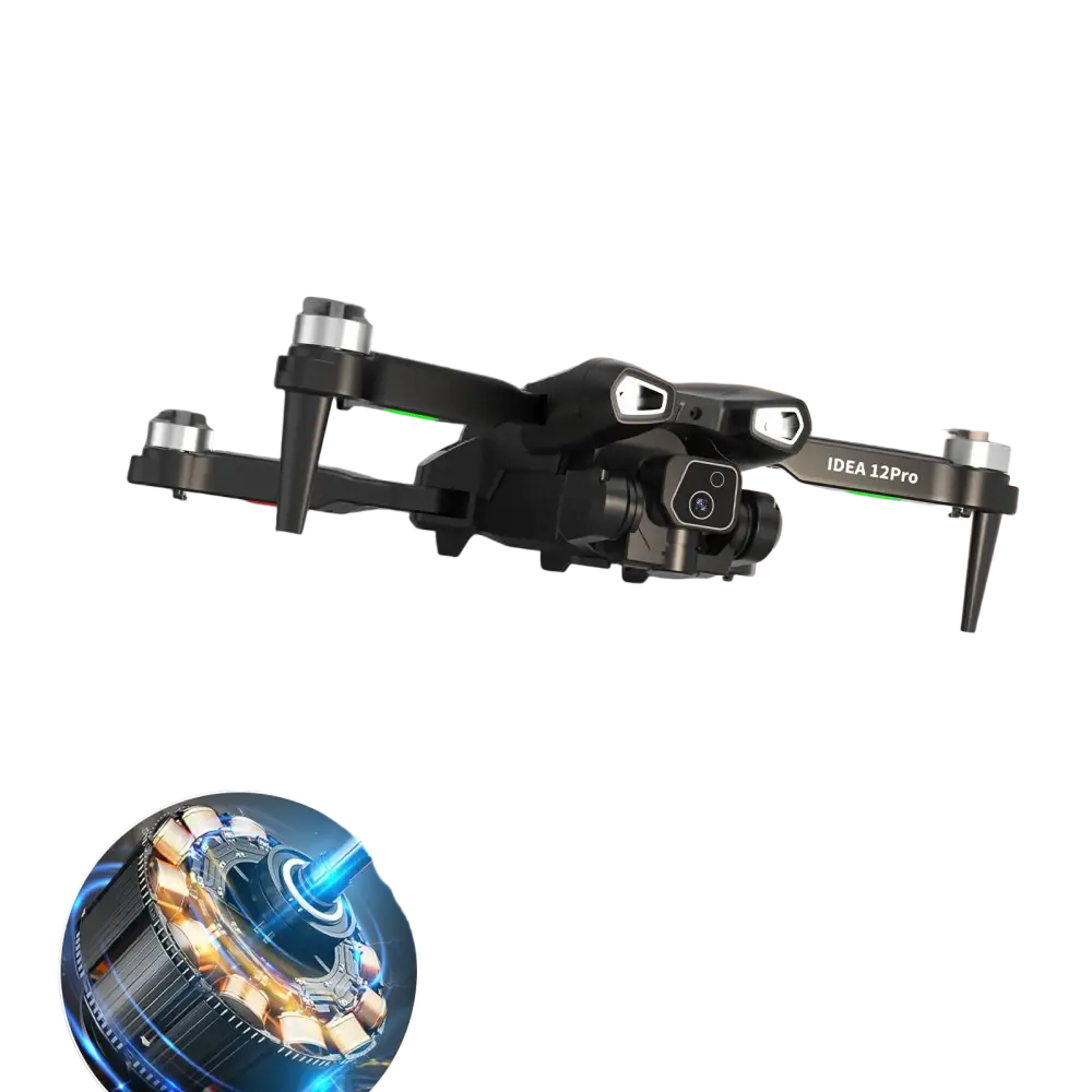 Accessoires inclus avec le drone IDEA12Pro, parfait pour les pilotes débutants intéressés par la capture de vidéos et images avec un drone caméra 4K.