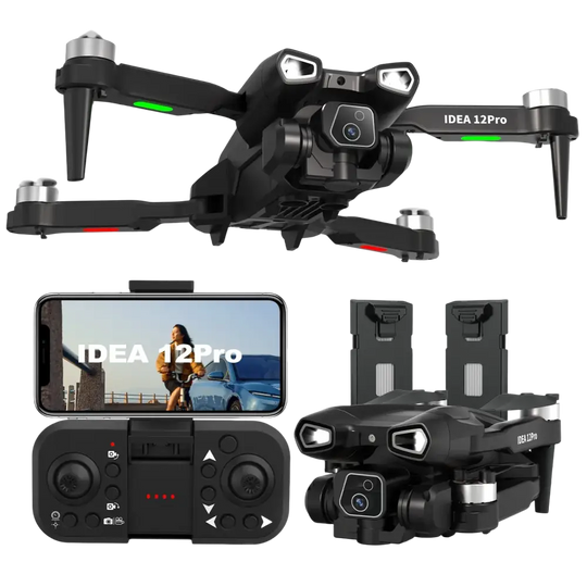 Télécommande du drone IDEA12Pro, conçue pour une expérience utilisateur facile tout en utilisant un drone caméra 4K.